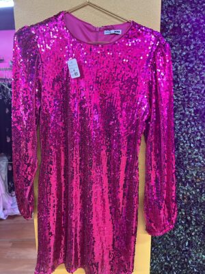 Pink Sequin dress size XL