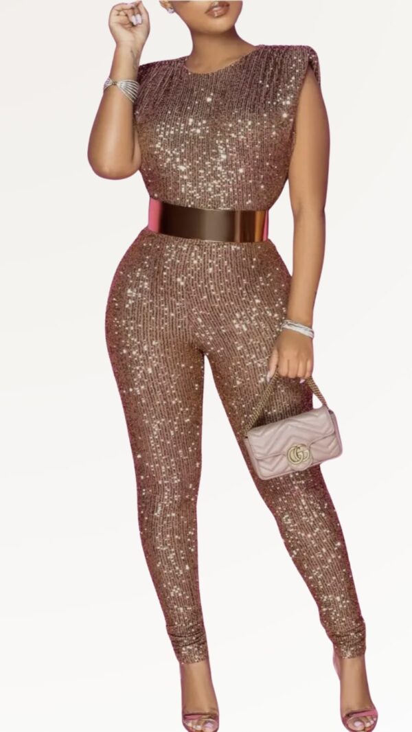 Golden Glimmer Jumpsuit
